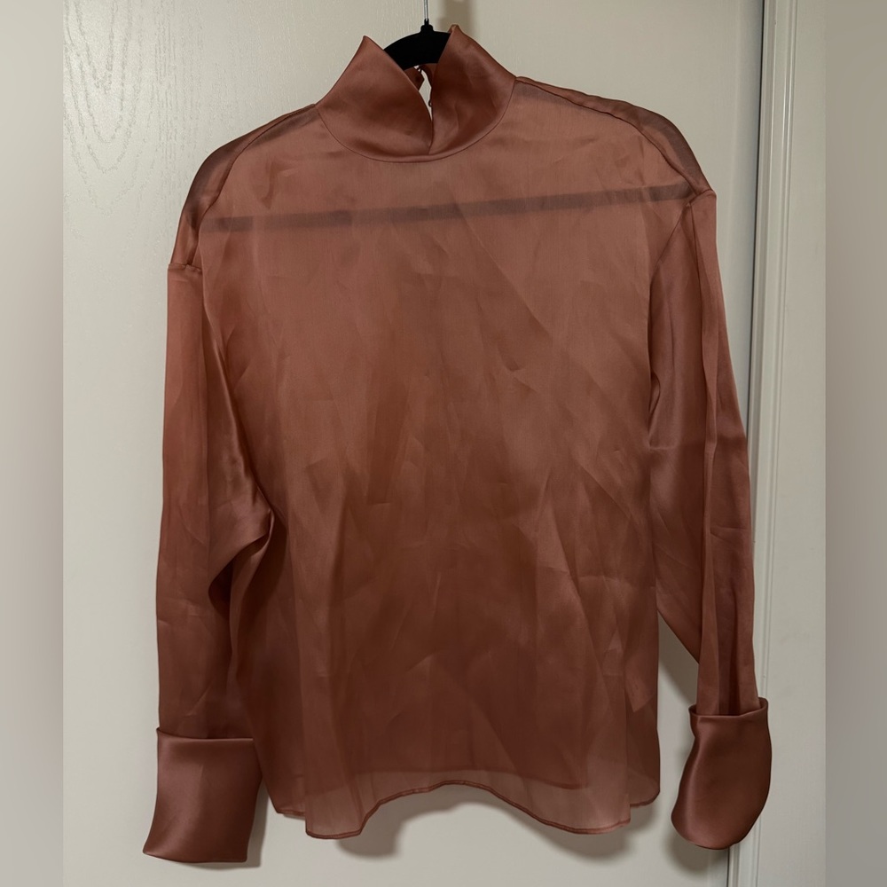 Fairy Wang Paris Sheer blouse | size 34 | NWOT